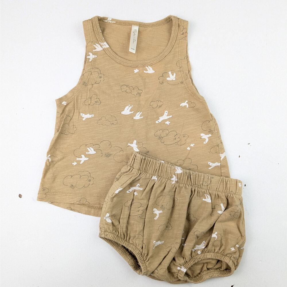 Rylee + Cru Clouds Tank/Bloomer Set